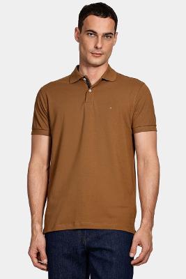 Polo Detalhe Interno Cáqui Mascavo