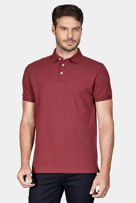 Polo Aramis Shirt Mercerized Cotton Piquet Bordo Cabernet