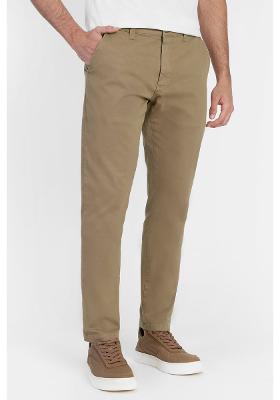 Calça Color Chino Clássica Caqui