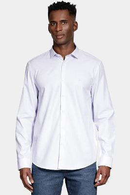 Camisa Aramis Manga Longa Regular Tricoline Algodão