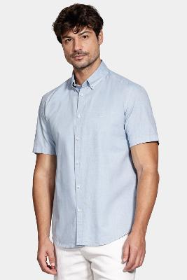 Camisa Aramis Manga Curta Oxford