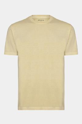 Camiseta Aramis Básica Algodão Manga Curta Bordado