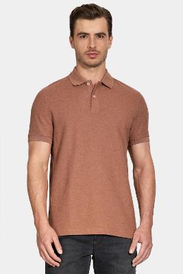 Polo Aramis Manga Curta Melange