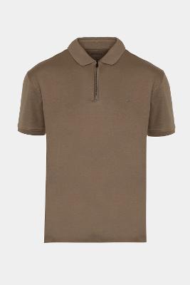 Polo Aramis Manga Curta Malha Dupla Pima