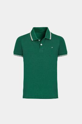 Polo Aramis Manga Curta Infantil Frisos