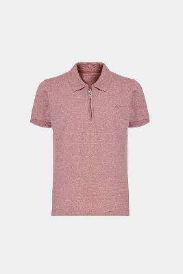 Polo Aramis Manga Curta Infantil Mouline