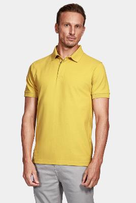 Polo Aramis Manga Curta Piquet  Amarelo