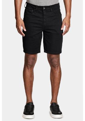 Bermuda Color Moletom Preto