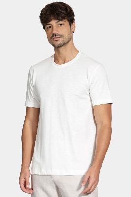 Camiseta Aramis Manga Curta Algodão Flamê