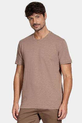 Camiseta Aramis Manga Curta Algodão Flamê