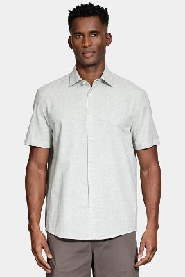 Camisa Aramis Regular Algodão Mescla Manga Curta