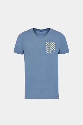 Camiseta Aramis Manga Curta Infantil Estampa Waves