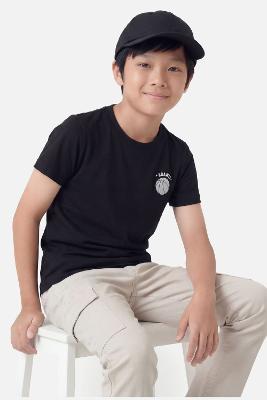 Camiseta Aramis Manga Curta Infantil Estampa Basket