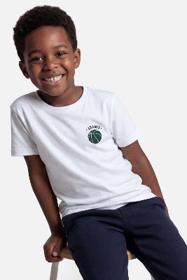 Camiseta Aramis Manga Curta Infantil Estampa Basket