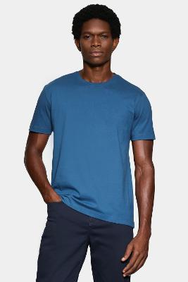 Camiseta Aramis Manga Curta Bordado Básica
