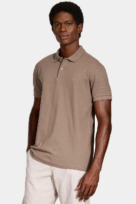 Polo Aramis Manga Curta Malha Quadrile