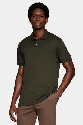 Polo Aramis Manga Curta Interlock