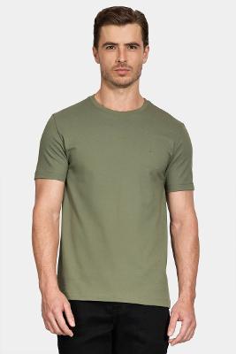 Camiseta Aramis Manga Curta Piquet Peruano