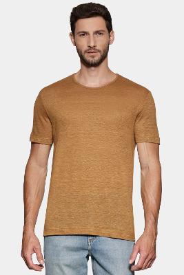 Camiseta Aramis Manga Curta Linho Stripe