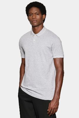 Polo Aramis Manga Curta Piquet Mescla