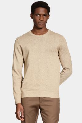 Tricot Aramis Manga Longa em Gola Careca