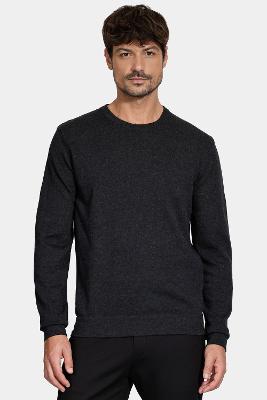 Tricot Aramis Manga Longa em Gola Careca