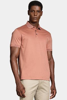 Polo Aramis Manga Curta Silk Blend Modal