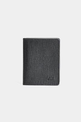 Carteira Aramis Couro Slim Saffiano Preto
