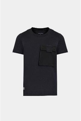 Camiseta Aramis Algodão Manga Curta Bolso Preto