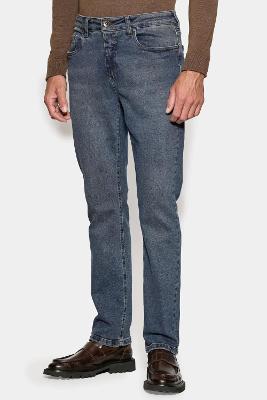 Calça Aramis Jeans Regular Flex&Form Azul Escuro