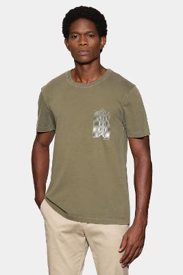 Camiseta Aramis Manga Curta Estampada Linhas