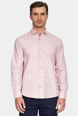 Camisa Aramis Manga Longa Regular Melange Ceramica