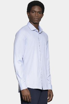 Camisa Aramis Slim Tech Flex Sarja Azul