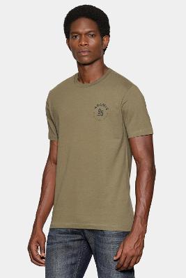 Camiseta Manga Curta Estampa Aramis Circular
