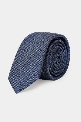 Gravata Aramis Jacquard Seda Star Marinho