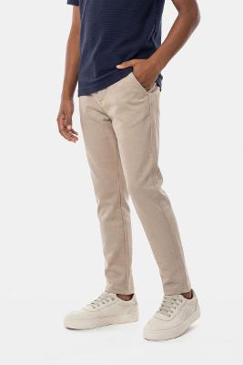 Calça Aramis Chino Infantil Comfort Color Marfim 117
