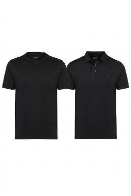 Kit Aramis Essencial Preto (Polo + Camiseta) - Preto - G