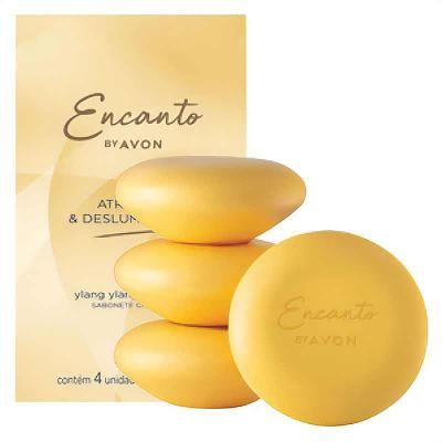 Sabonete Barra Encanto  Atraente 4x80g