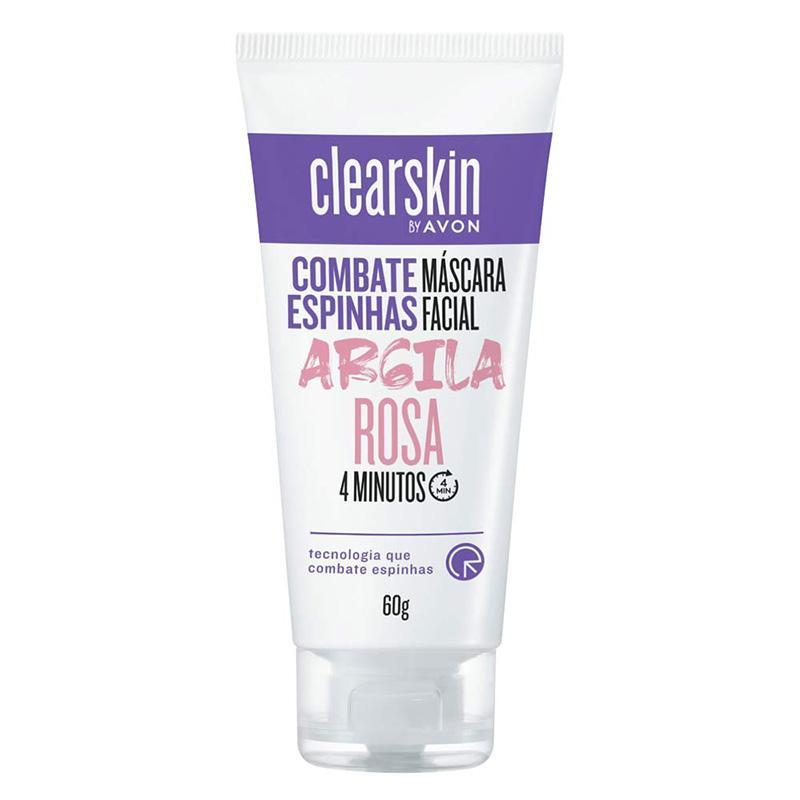 Clearskin Máscara Facial De Argila Rosa - 1