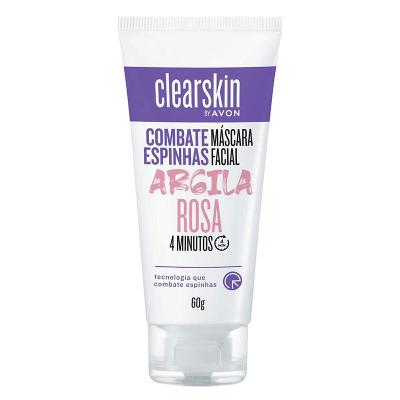 Clearskin Máscara Facial De Argila Rosa