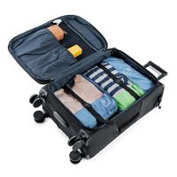 Mala Grande Poliéster 4 Rodas Zurique  Preta - 9