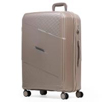 Mala Grande de Polipropileno 4 Rodas Seul Bege - 2