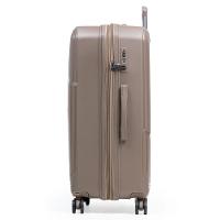 Mala Grande de Polipropileno 4 Rodas Seul Bege - 3