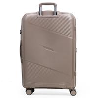 Mala Grande de Polipropileno 4 Rodas Seul Bege