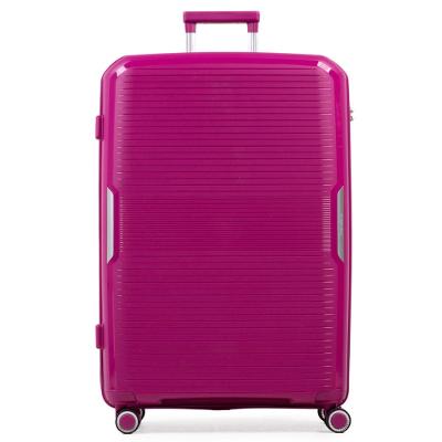 Mala Grande de Polipropileno 4 Rodas Malta Rosa escuro