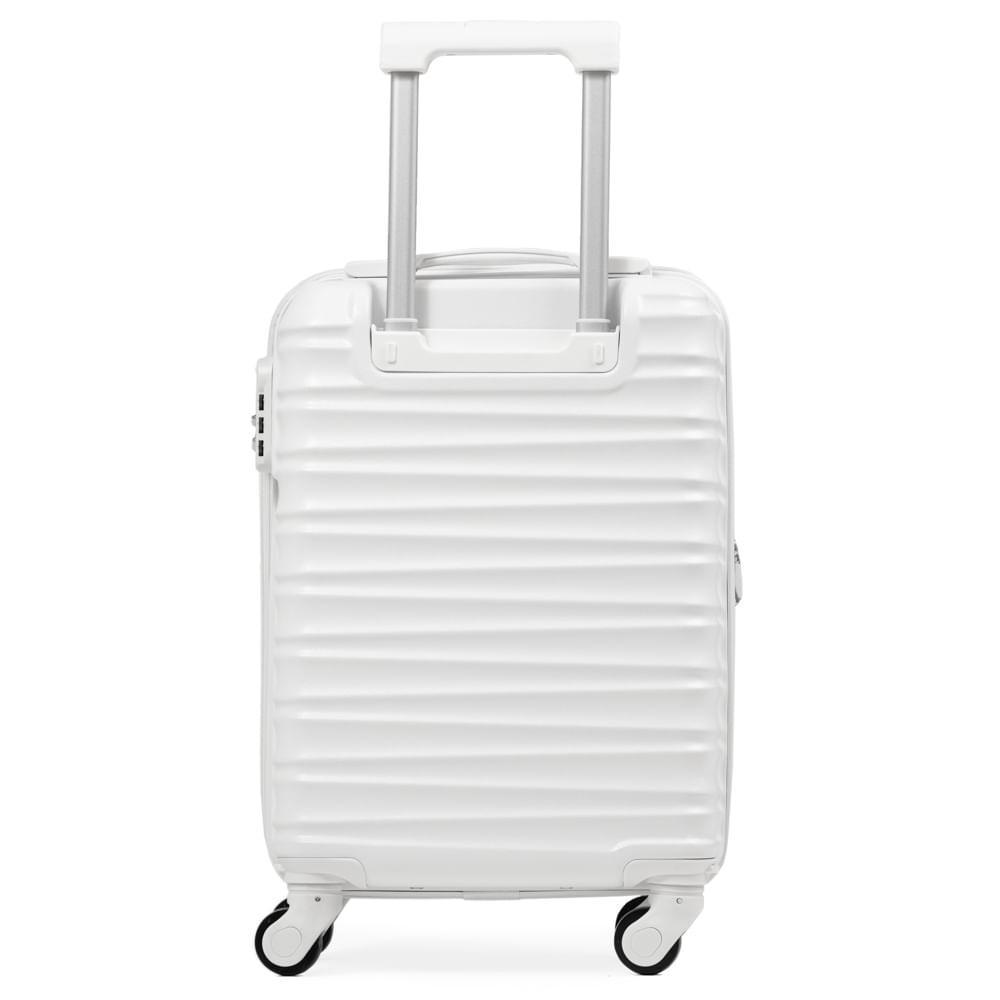 Mala de Bordo PP ABS 4 Rodas Saint Romain Branca - 4