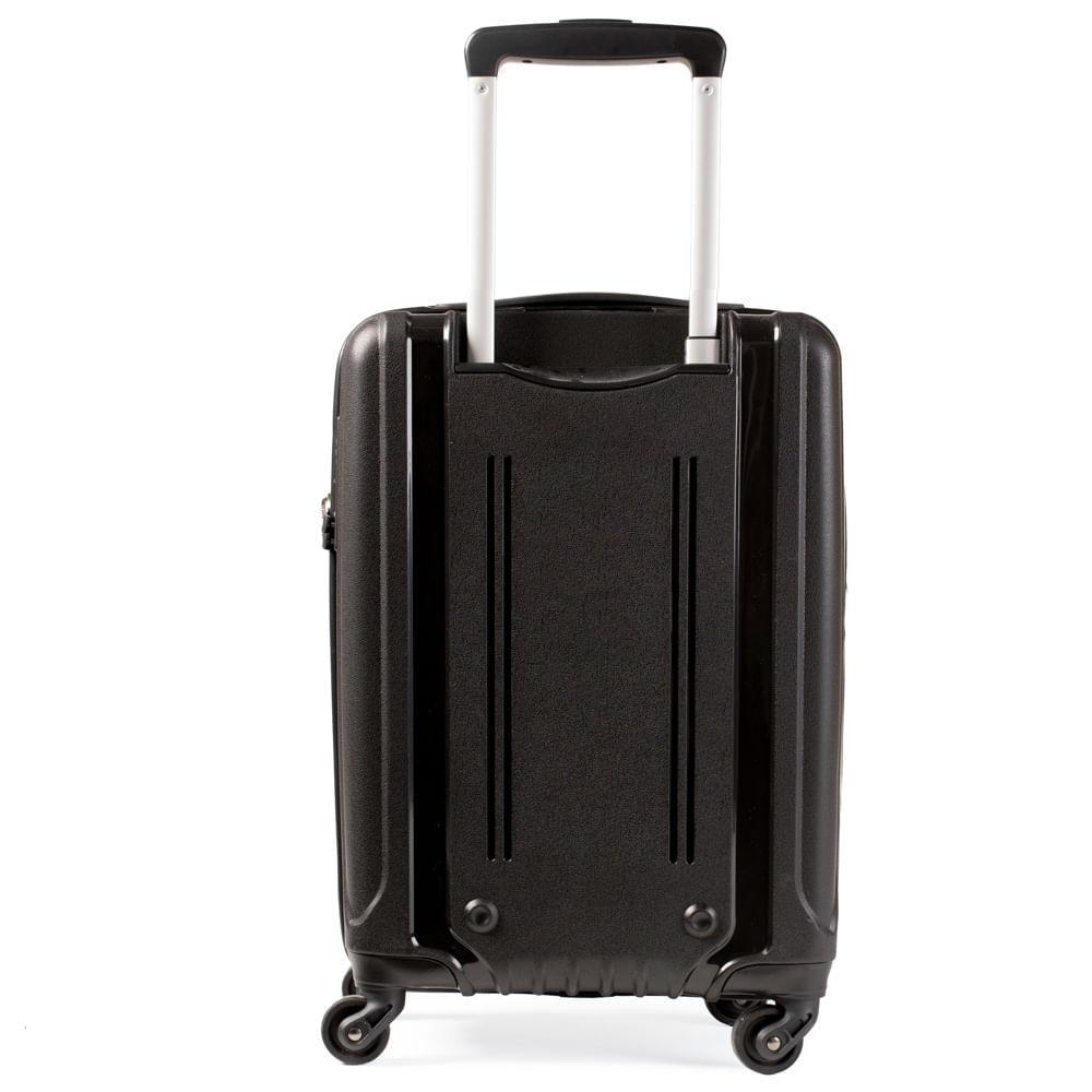 Mala de Bordo Polipropileno 4 Rodas Suissewin Montreux Preto - 4