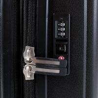 Mala de Bordo Polipropileno 4 Rodas Suissewin Montreux Preto - 7