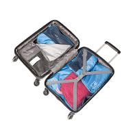 Mala de Bordo Polipropileno 4 Rodas Suissewin Montreux Preto - 9