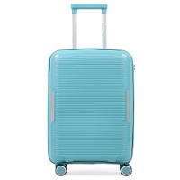 Mala De Bordo de Polipropileno 4 Rodas Malta Azul Claro - 1